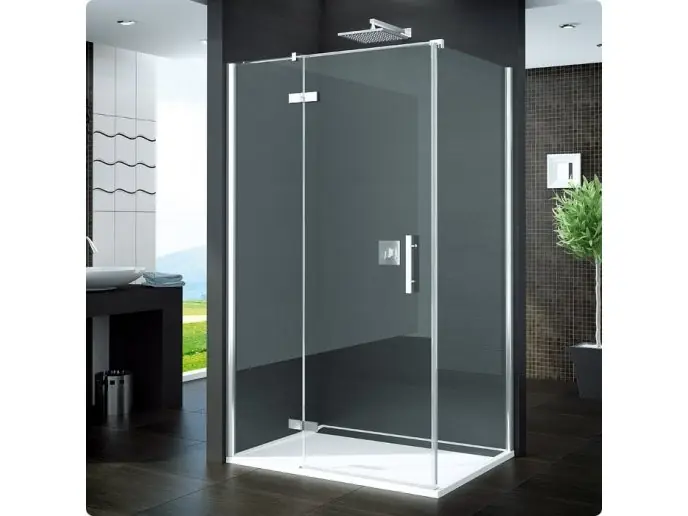 Ronal Pur Ścianka boczna - 90 x 200cm Chrom Satynowa (PUDT2P0901049)