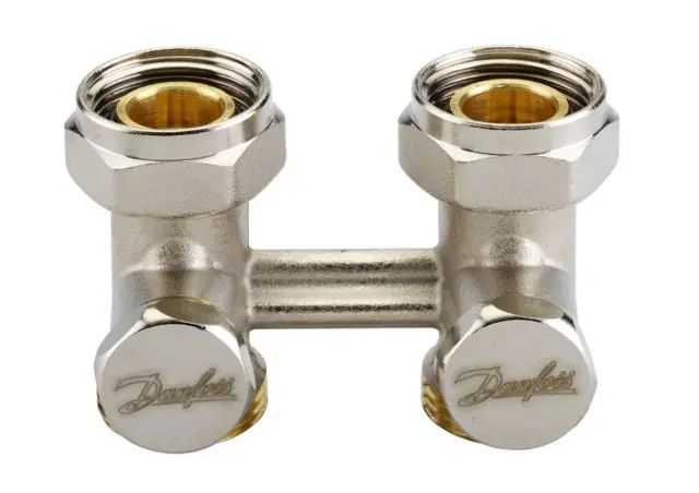 Danfoss RLV-KS Zawór odcinający prosty KVS 1,3, 003L0221