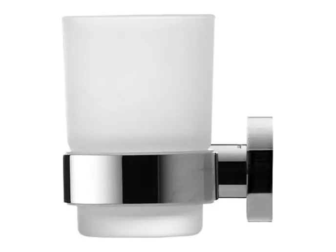 Duravit D-Code Szklanka lewa szkło matowe chrom 0099191000