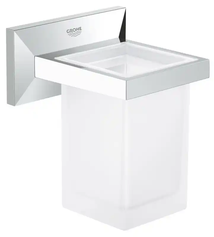 Grohe Allure Brilliant Kubek szklany z uchwytem 10x9,6x11,9 cm chrom 40493000