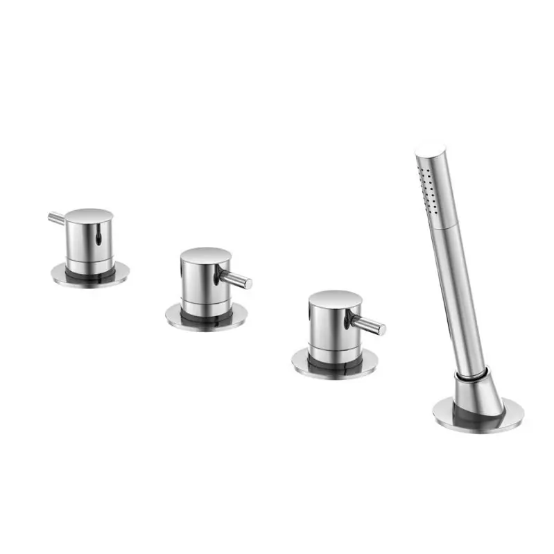 Steinberg 100 Bateria wannowa 4-otworowa chrom 1002480