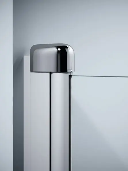 Huppe Design Elegance Drzwi wahadłowe do ścianki bocznej - 80/190 chrom eloxal Szkło Sand Plus 8E1401.092.315