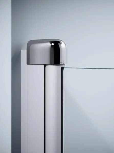 Huppe Design Elegance Ścianka boczna do drzwi wahadłowych - 80/190 biały Szkło przezroczyste 8E1503.055.321