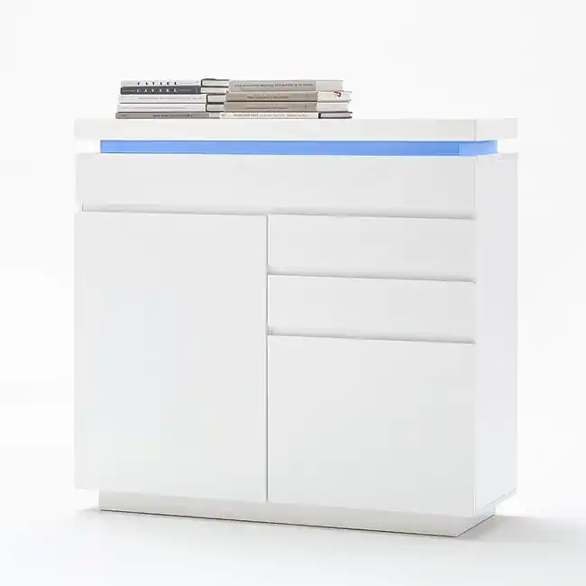 Fato Luxmeble Atlantic Komoda 2+3 biała 8560