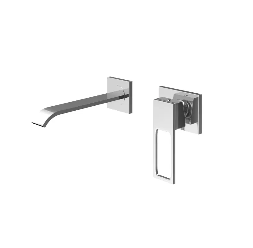Kohlman Nexen-S Bateria umywalkowa ścienna chrom SQW180U