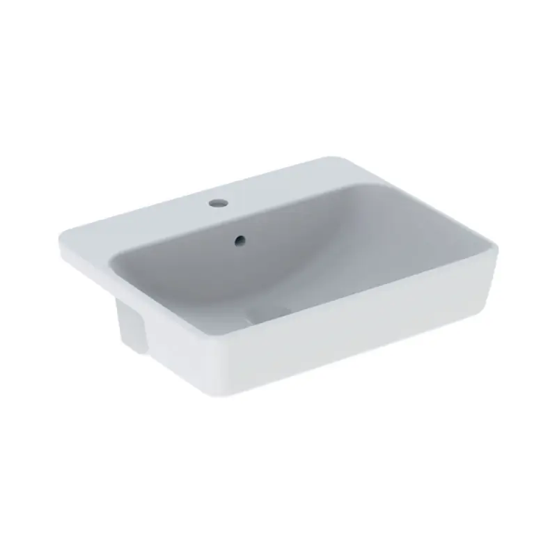 Geberit VariForm Umywalka wpuszczana w blat 55x45 cm biała 500.681.01.1