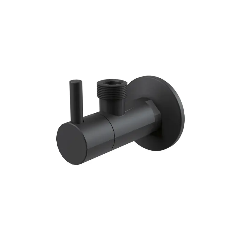 Alcaplast Zawór kątowy czarny mat ARV003-BLACK