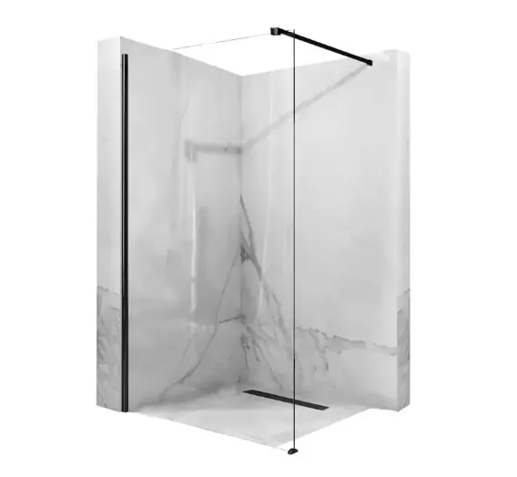 Rea Aero Kabina Walk-in 120x195 cm profile czarny mat REA-K6599
