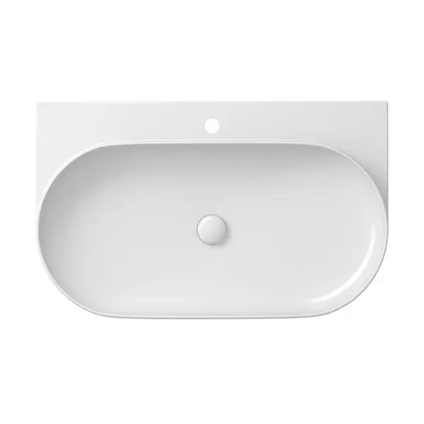 Ravak Yard 800 Umywalka wisząca 80,5x50 cm z otworem na baterię biała XJX01280002