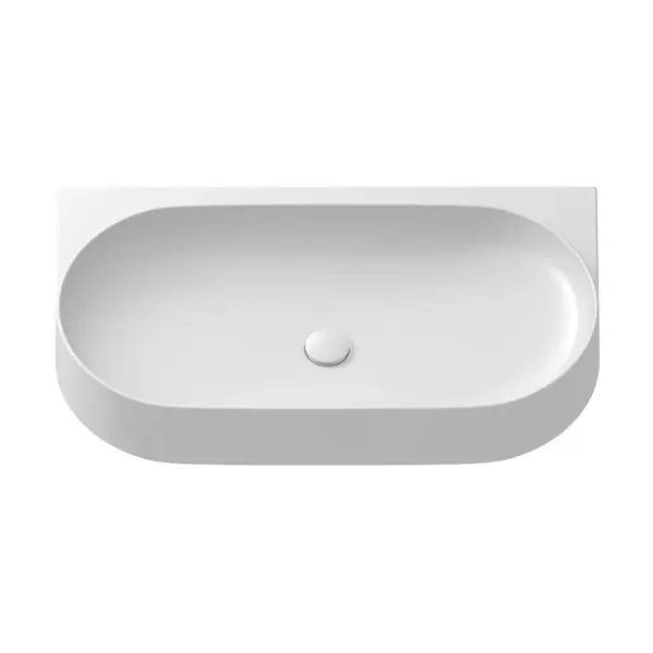 Ravak Yard 800 Umywalka wisząca 80,5x50 cm bez otworu na baterię biała XJX01080000