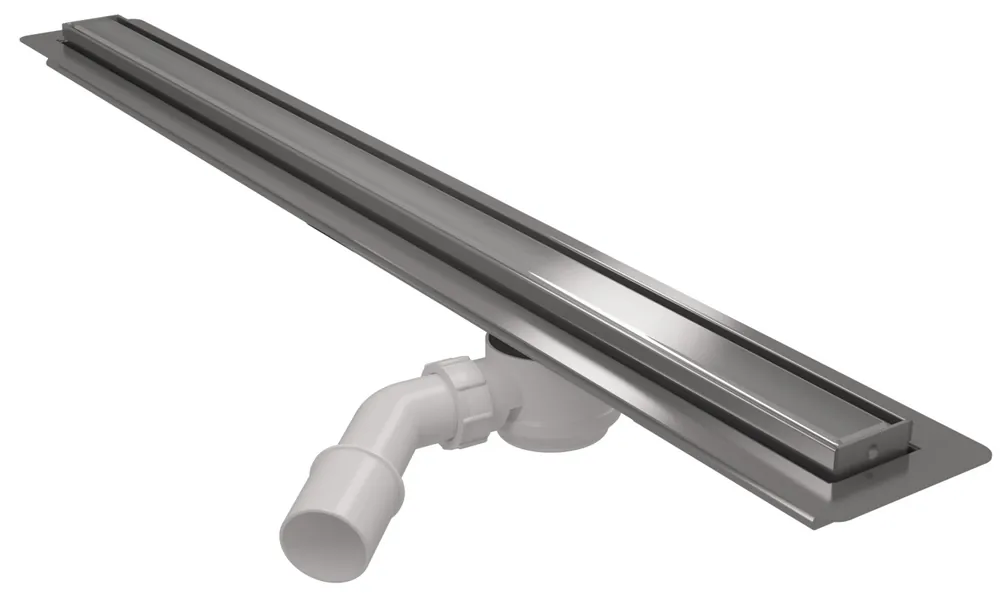 McAlpine Omega Slim Odpływ liniowy 100 cm stal szczotkowana MPCD1000-O-B-NT-KPL