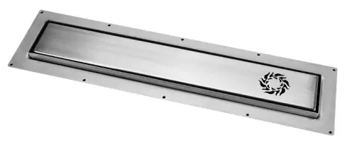 McAlpine Odpływ liniowy 80 cm wzór Tribal chrom CD800-BTRI-NT