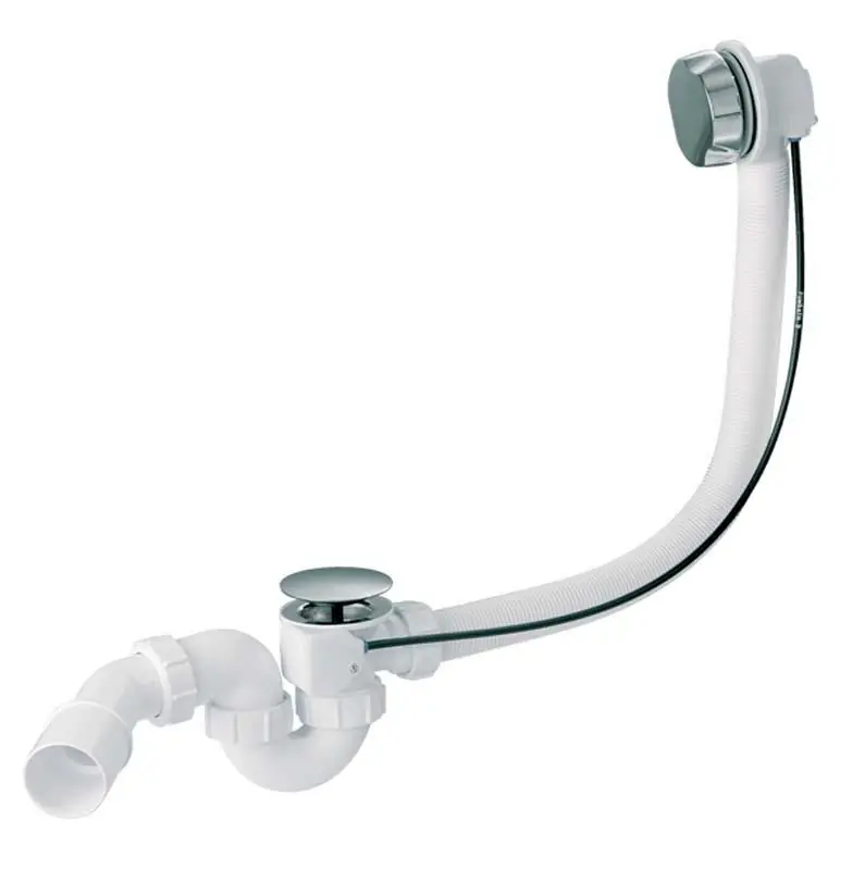 McAlpine Syfon do wanny i wysokiego brodzika 50 mm satyna HC31M-S2-SC