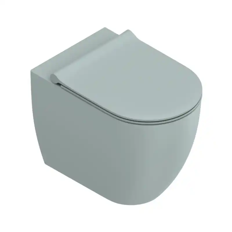Catalano Sfera Toaleta WC stojąca Silentech bez kołnierza spłukiwanie wirowe acqua satin 0514550028