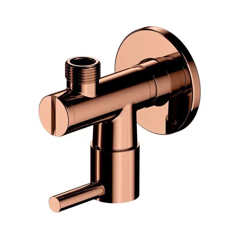 Omnires Zawór kątowy 1/2"x3/8" miedź połysk 8857CP
