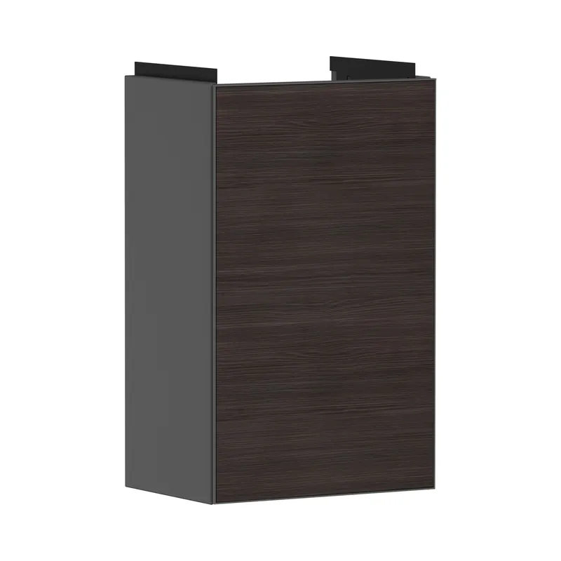 Hansgrohe Xevolos E Szafka pod małą umywalkę wiszącą z drzwiami prawymi 34x24.5 cm szary łupek mat 54171730
