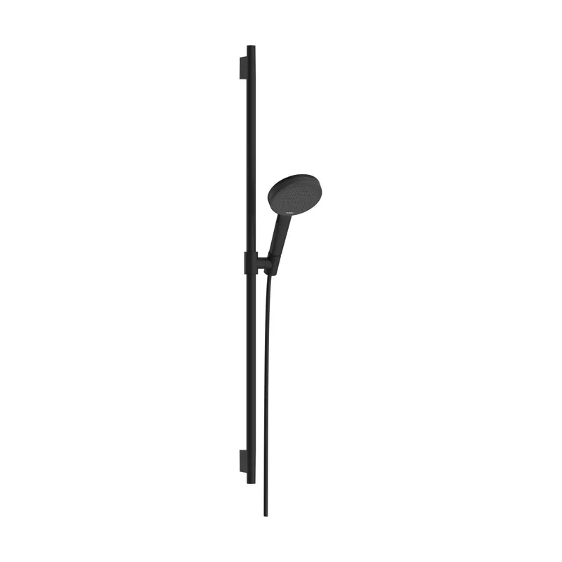 Hansgrohe Raindance Alive Select S Zestaw prysznicowy 125 3jet EcoSmart Unica S Puro 90 cm czarny mat 24603670