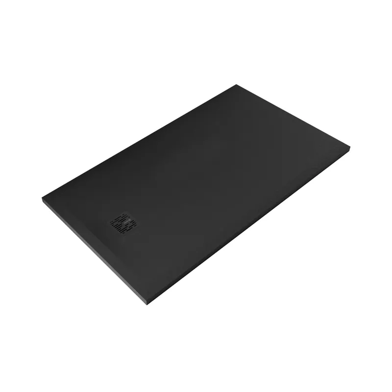 Kludi Terra Brodzik prostokątny 140x80 cm czarny mat 08DW0639