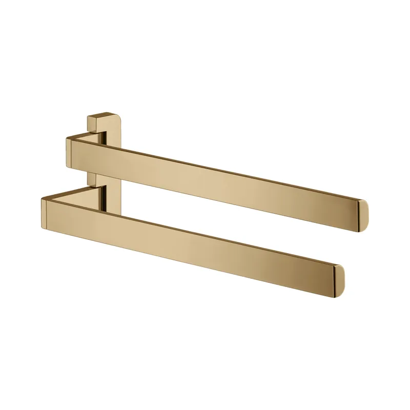 Axor Universal Softsquare Wieszak na ręczniki 2-ramienny brąz polerowany 42821130