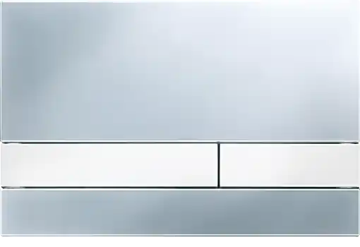 Werit/Jomo Exclusive 2.0 Przycisk WC PCV chrom mat/biały 167-34003001-00/102-000000147
