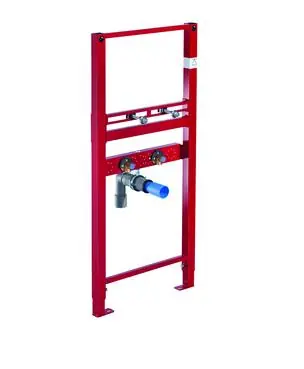 Schell Moduł montażowy dla umywalek Montus z wylewką ścienną 50x14x115 cm stalowy 030740099