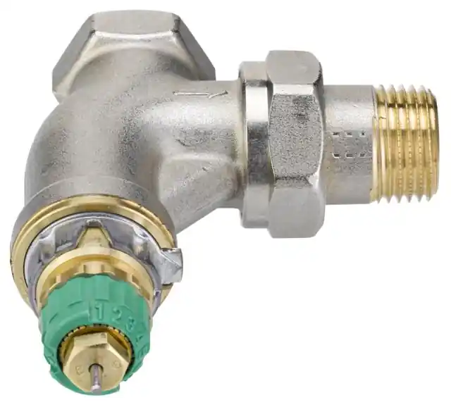Danfoss RA-DV Zawór grzejnikowy termostatyczny Dynamic Valveto kątowy z wbudowanym regulatorem niezależnym od zmian ciśnienia 013G7713