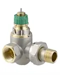 Danfoss RA-DV Zawór grzejnikowy termostatyczny Dynamic Valveto prawy trójosiowy z wbudowanym regulatorem niezależnym od zmian ciśnienia, 013G7719