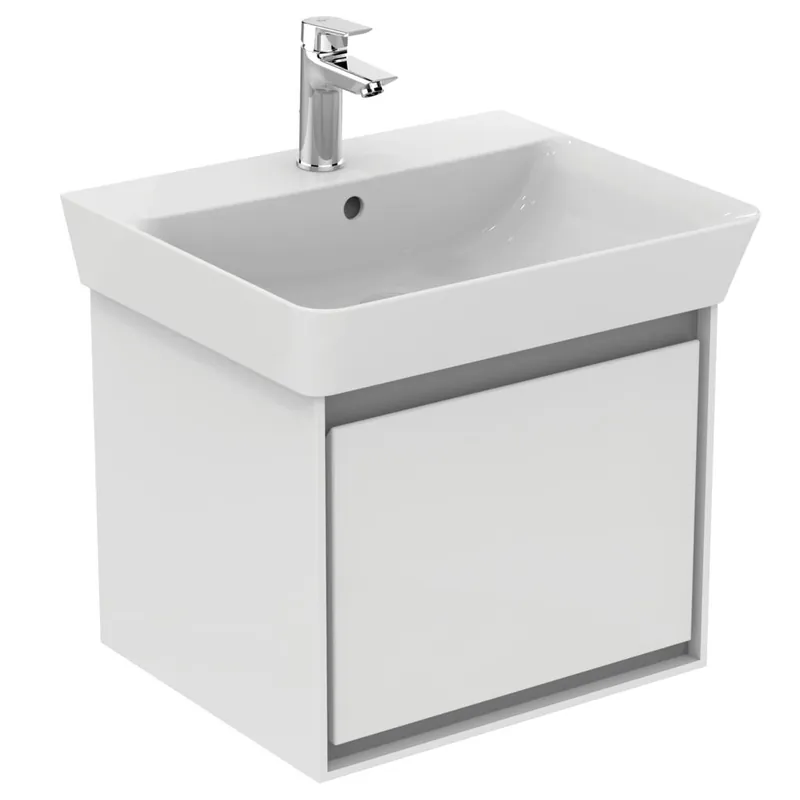 Ideal Standard Connect Air Szafka pod umywalkę 48x40x40,9 cm biała/jasnoszara mat E0844KN