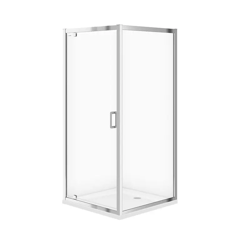 Cersanit Arteco Kabina prysznicowa narożna 90x90x190 cm profile chrom szkło transpartentne CleanPro S157-010