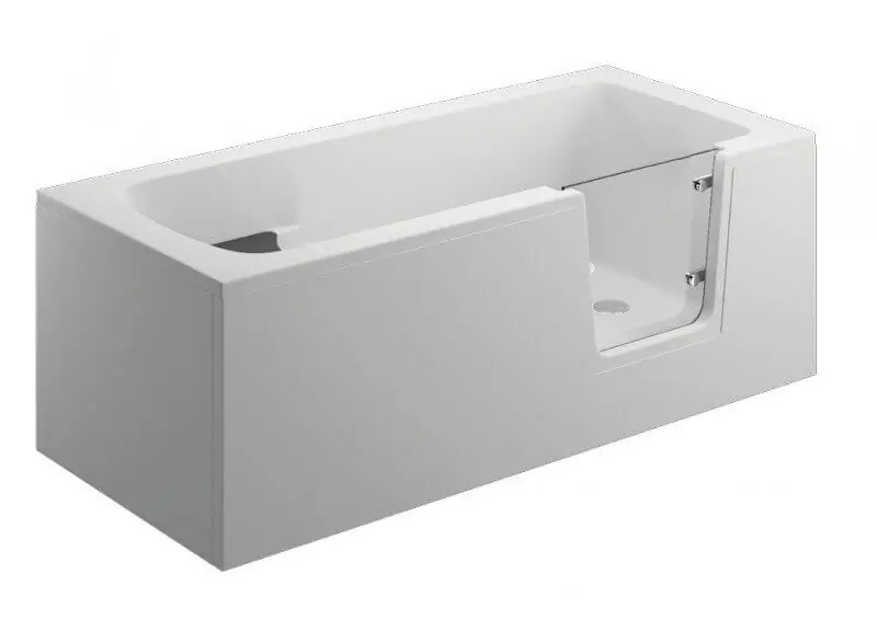 Polimat Avo Obudowa przednia do wanny 160 cm biała 00026