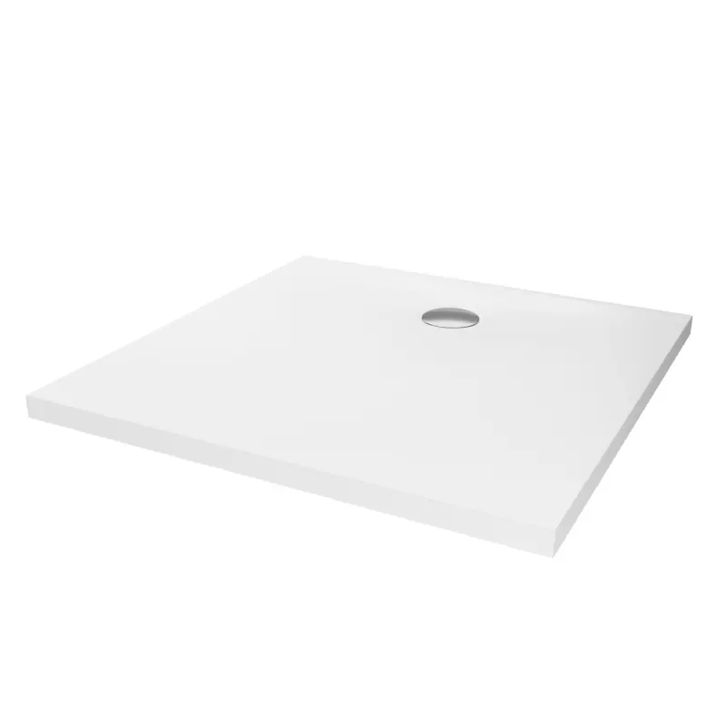 New Trendy Nex Brodzik prostokątny 110x90 cm biały B-0460