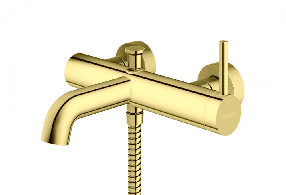 Kohlman Axel Gold Bateria wannowa natynkowa złota QW110AGD