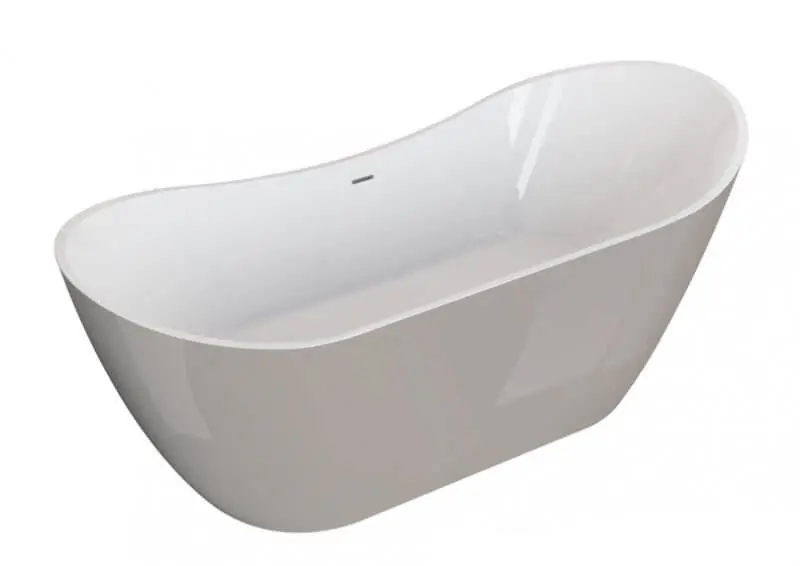 Polimat Abi Wanna wolnostojąca 180x80 cm popiel 00403