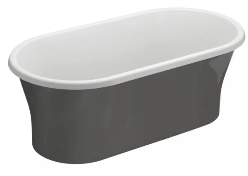 Polimat Amona Wanna wolnostojąca 150x75,5 cm grafit 00413