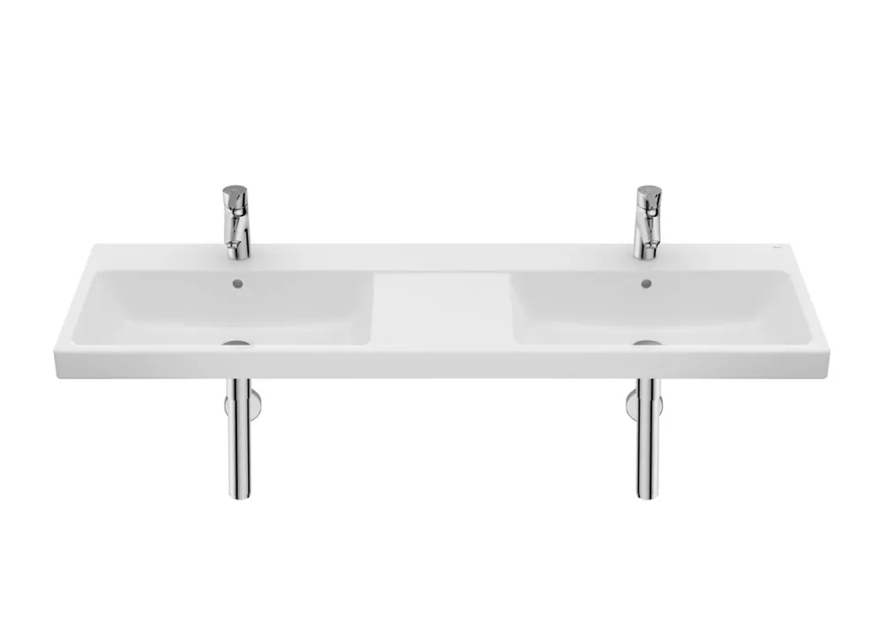 Roca Gap Umywalka wisząca podwójna 140x46 cm biała A3270MU000