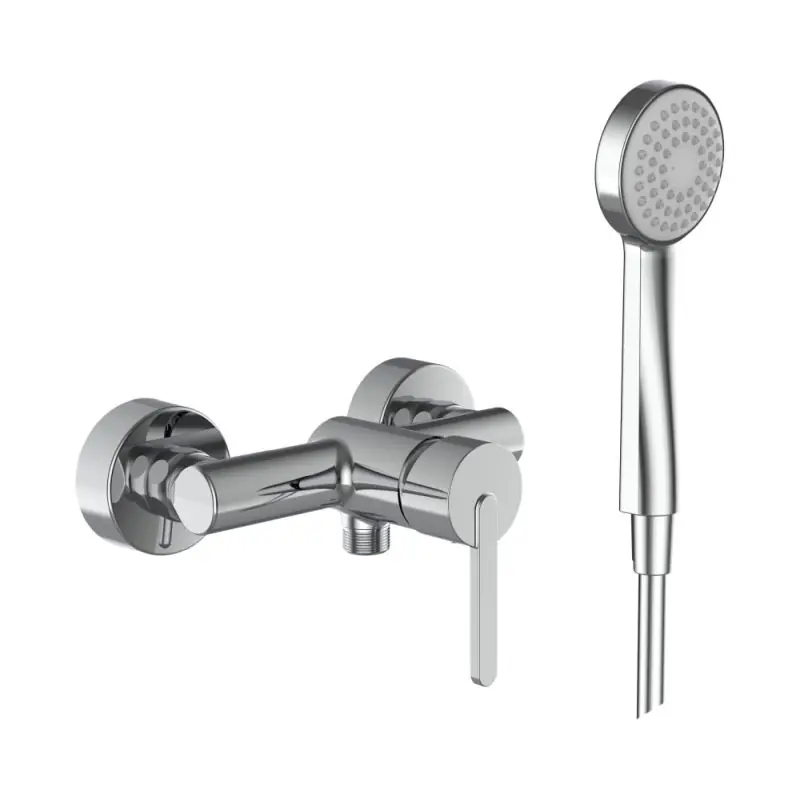 Laufen Lua Zestaw prysznicowy natynkowy chrom H3310810041311