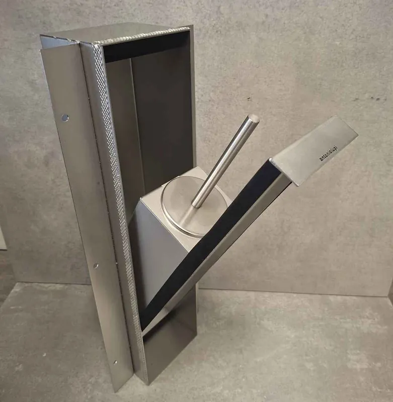 Antonio Lupi Pojemnik na papier toaletowy podtynkowy stainless steel SESAMO6 W MAGAZYNIE!!