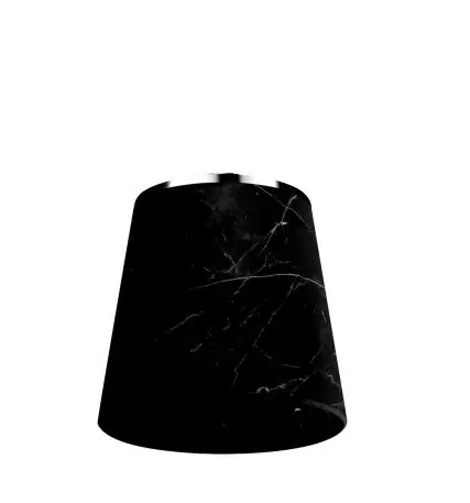 Alpi Fred Deszczownica regulowana chrom/marquinia black marble FD S04CRMNO