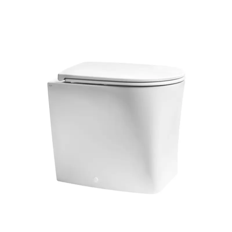 Axa DP Miska stojąca 36x50,5 cm z deską WC wolnoopadającą Biały połysk 8401401+AF8401