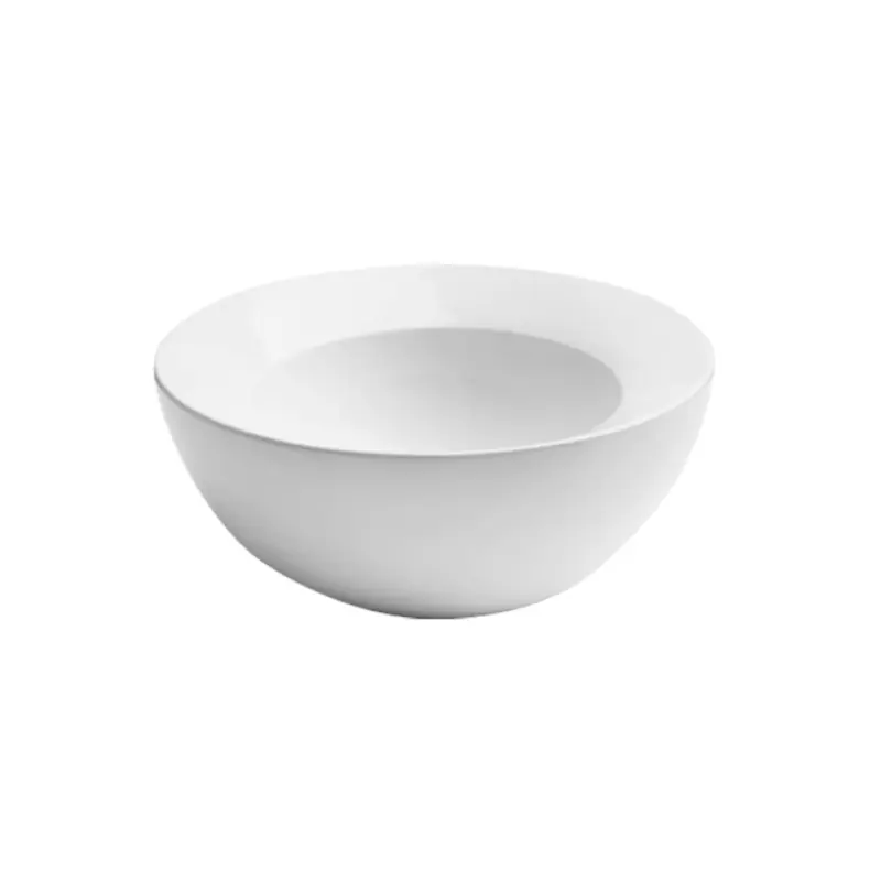 Axa DP Umywalka stawiana na blat ∅ 48 cm z korkiem Click-clack Biały połysk 8320001+AF0015