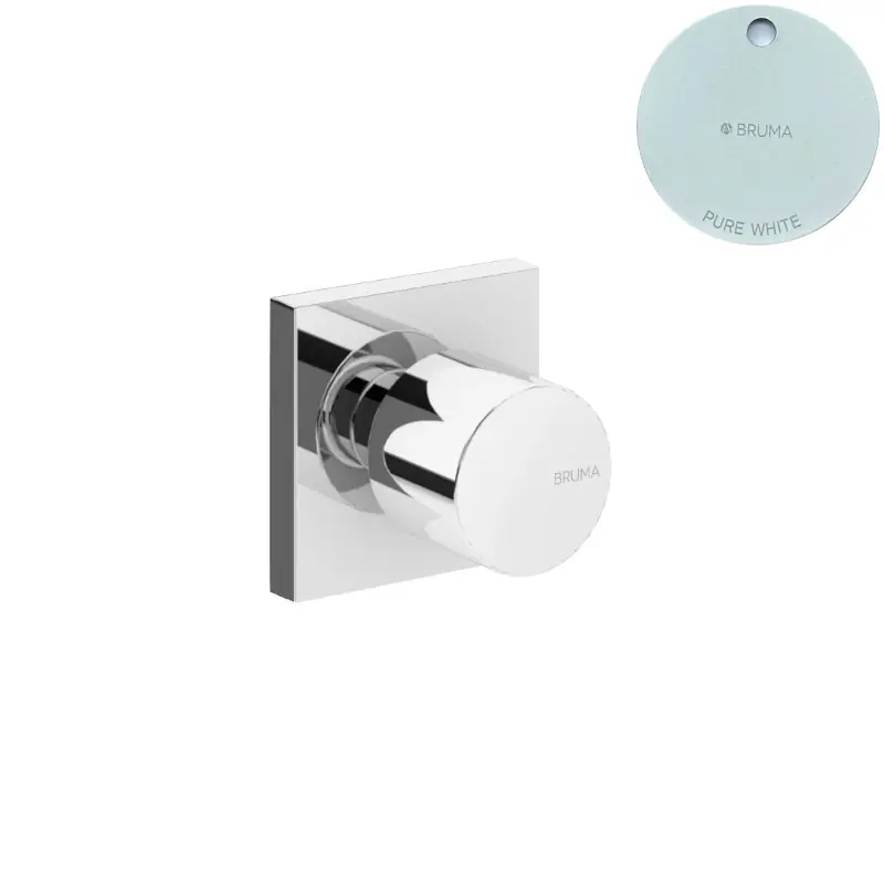Bruma Breeze Zawór podtynkowy 1/2" Pure White 1805901PW