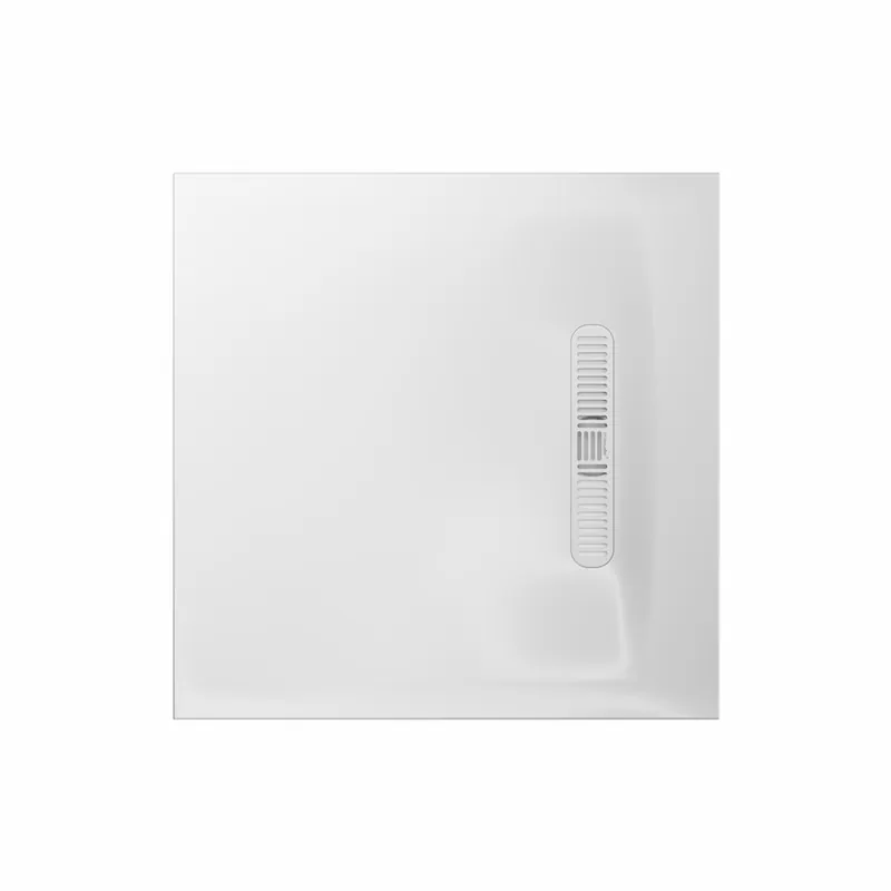 Burlington Calton Brodzik kwadratowy 90x90 biały połysk BU_VTS900W