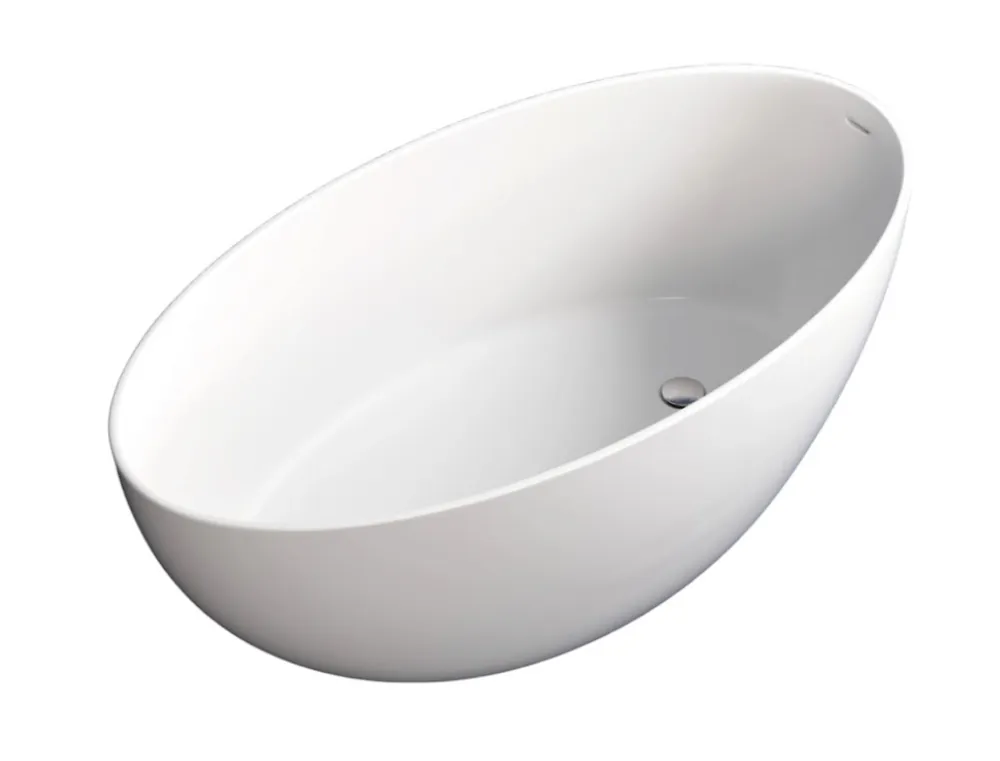 Galatea Design Arrezo Egg Wanna 160x85 biały mat GWARE160.GMB.WH