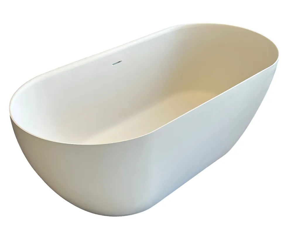 Galatea Design Arrezo Slim Wanna wolnostojąca 160x75 z korkiem creme GWARS160.KMM.CR