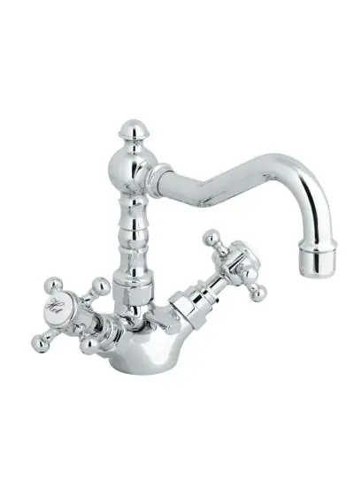 Gentry Home Antique Bateria umywalkowa Chrom 8244