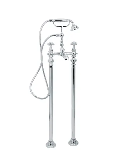 Gentry Home Antique Bateria wannowa wolnostojąca Chrom 8268