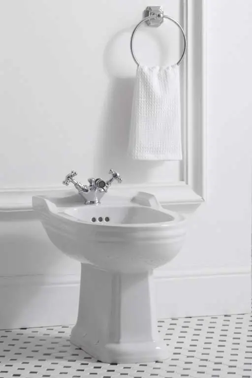 Gentry Home Balasani Bidet stojący z otworem na baterię Biały 4015