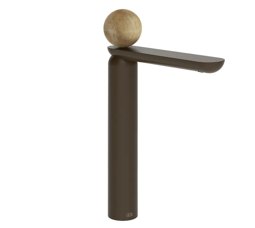 Gessi Perle Bateria umywalkowa bez korka dark bronze/onyx cola 74304.845
