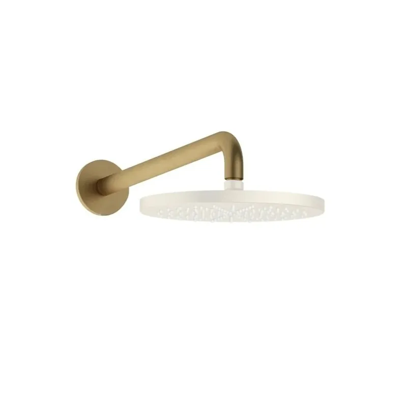 Hotbath Cobber Ramie ścienne do deszczownicy 385 mm Brushed Brass CB450.BB