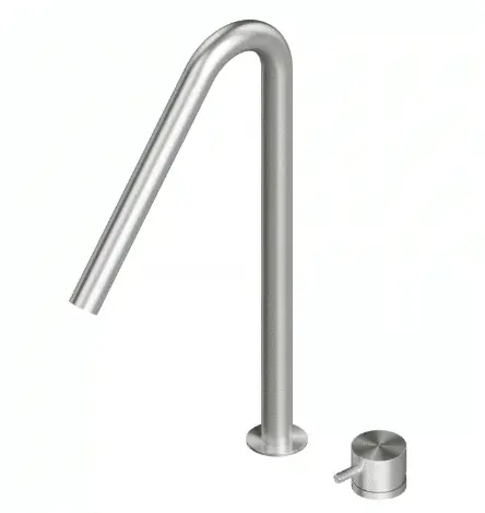 QuadroDesign Source Bateria umywalkowa brushed stainless steel 1333AS